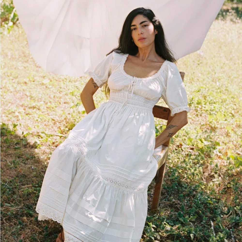 Christy Dawn Brynne Dress in Pearl